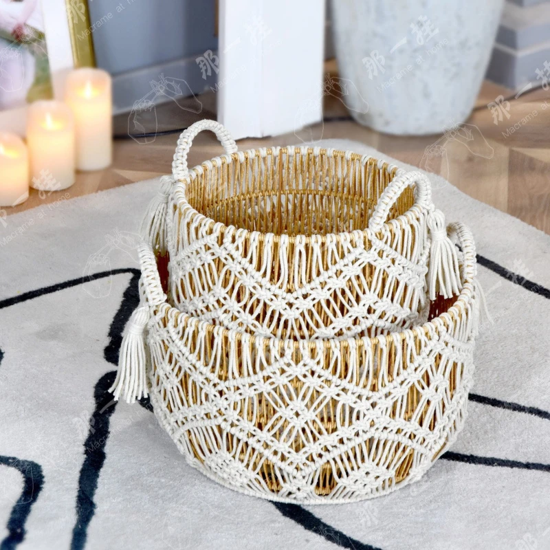 Cesto de Armazenamento Artesan - Home Decor Hampers avaliação e preço