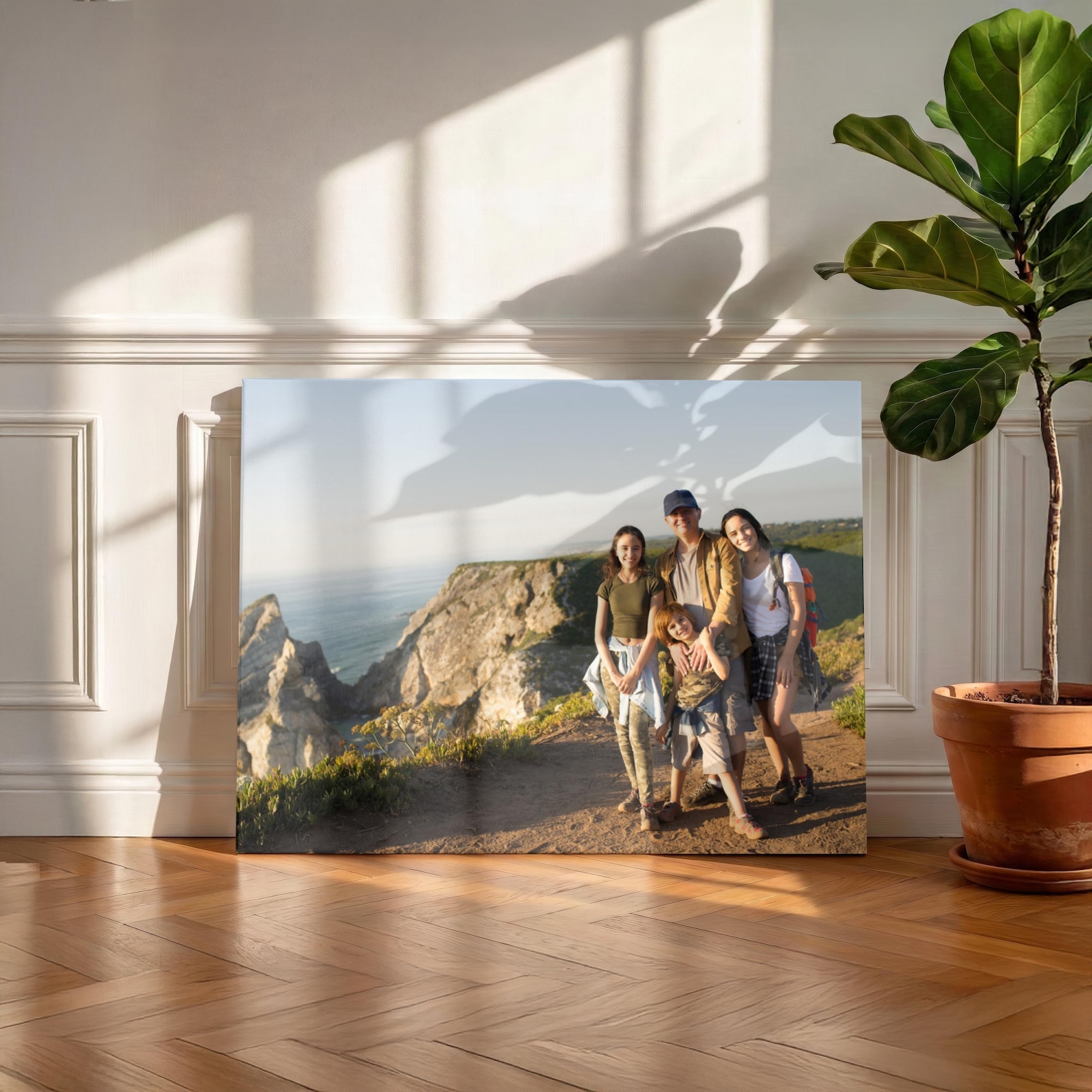 Tela de Foto Personalizada, Ar - Home Decor Fabric avaliação e preço
