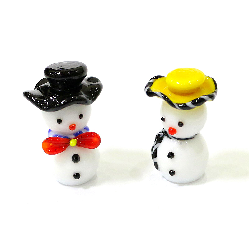 Mini Boneco de Neve de Vidro F - Home Xmas Decor Ideas avaliação e preço