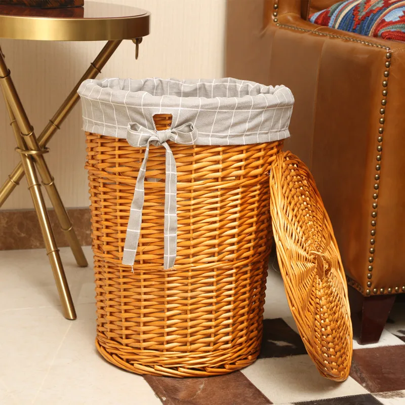 Elegante Rattan Cesta De Lavan - Home Decor Hampers avaliação e preço