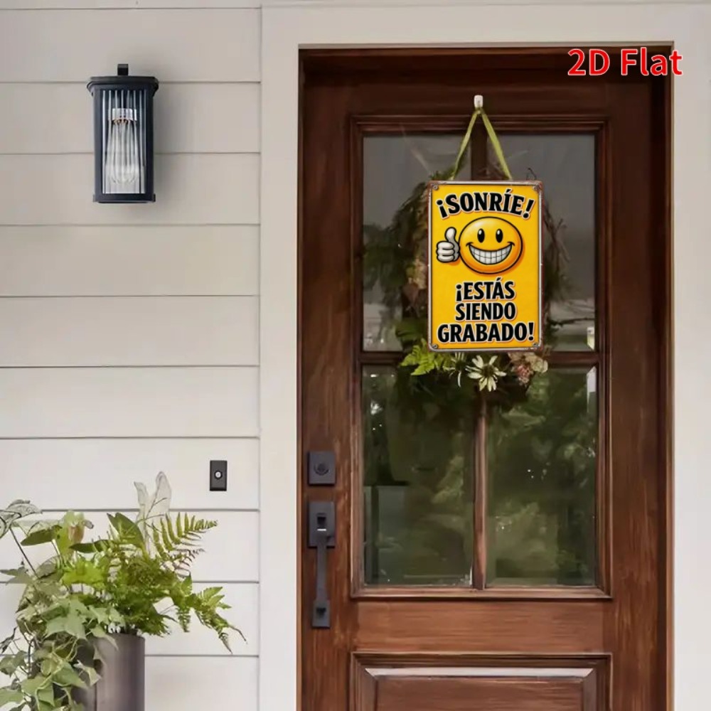Placa de Metal Vintage - Sinal - Home Decor Emoji avaliação e preço