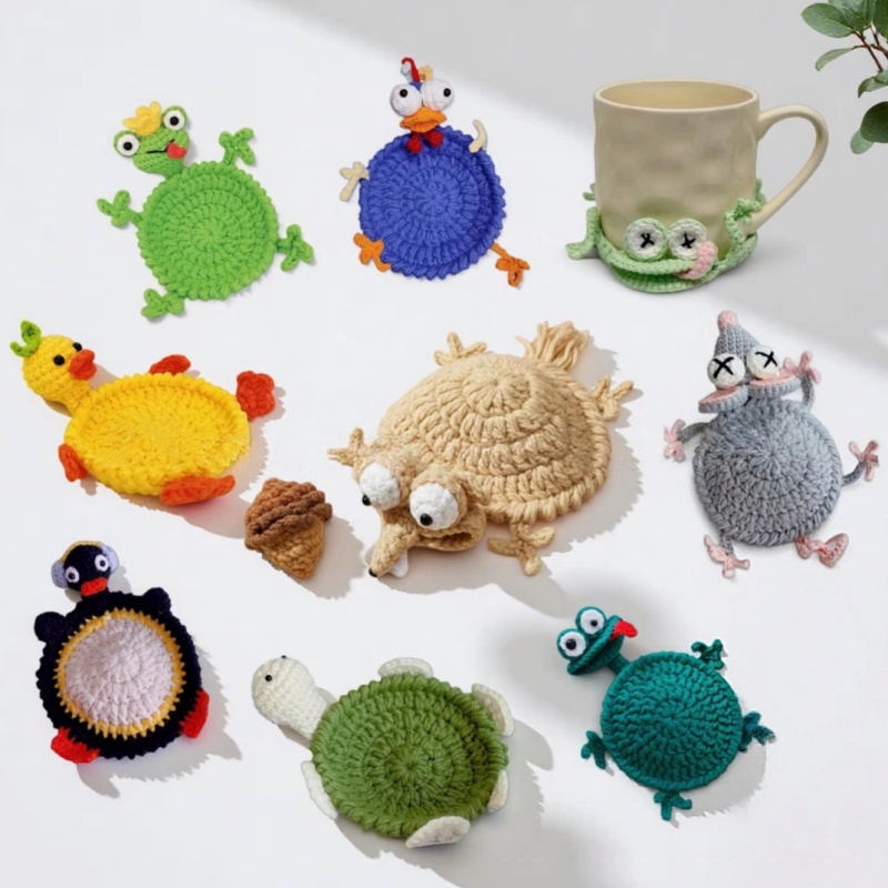 Porta-copos Criativo de Crochê - Yarn Home Decor avaliação e preço