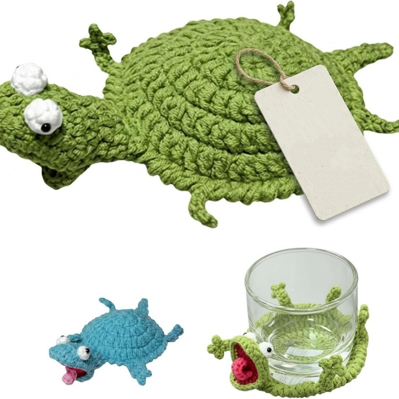 Porta-copos Criativo de Crochê - Yarn Home Decor avaliação e preço