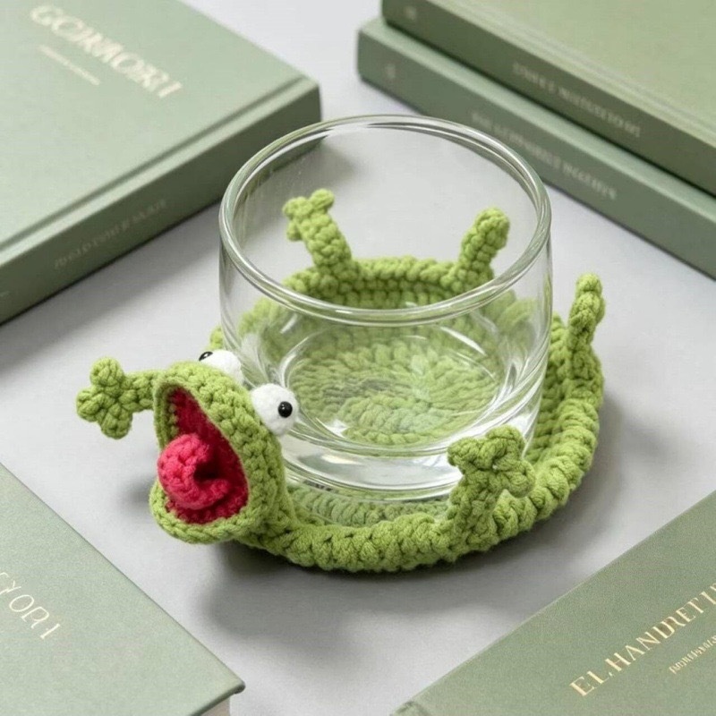 Porta-copos Criativo de Crochê - Yarn Home Decor avaliação e preço