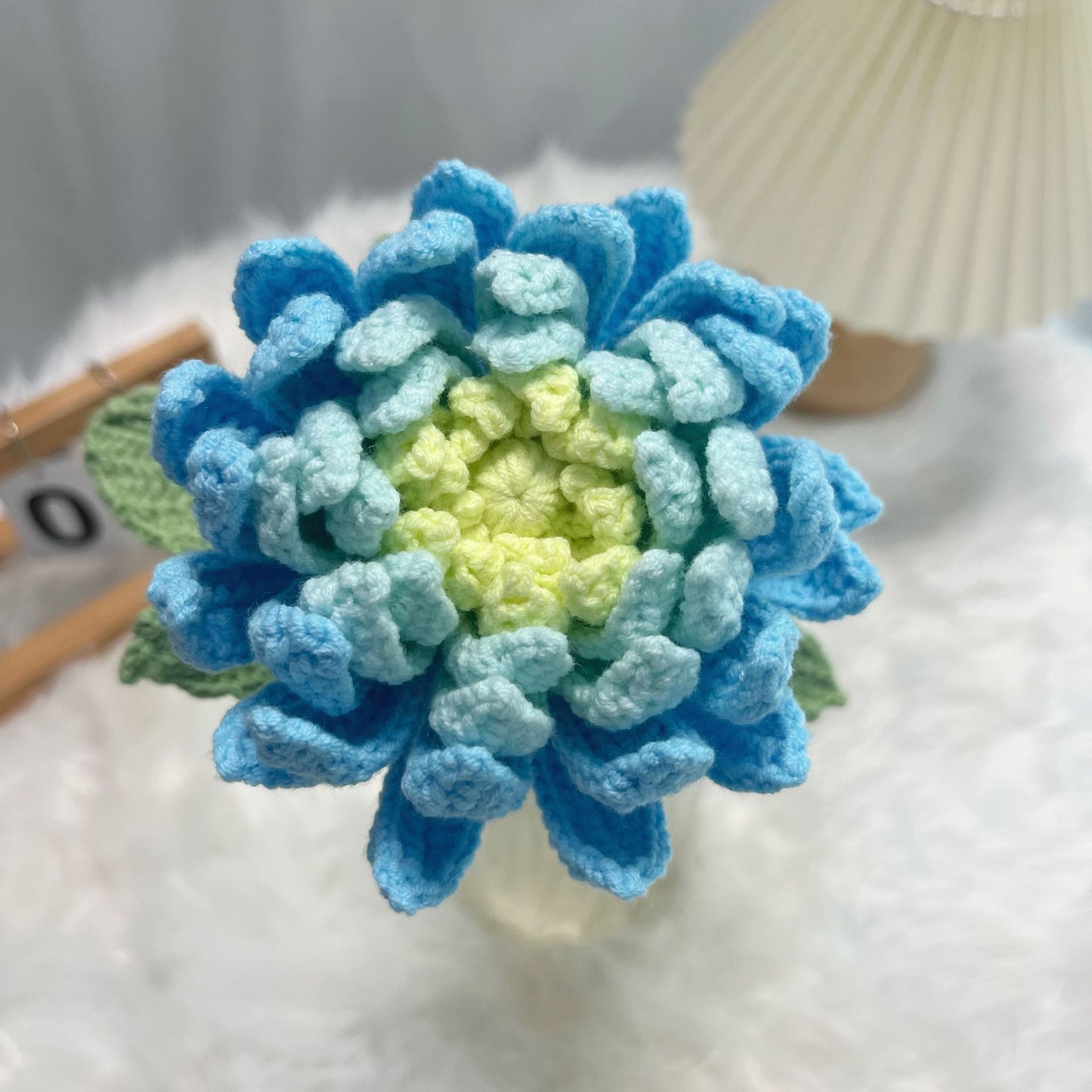 Dahlia produtos acabados buquê - Yarn Home Decor avaliação e preço