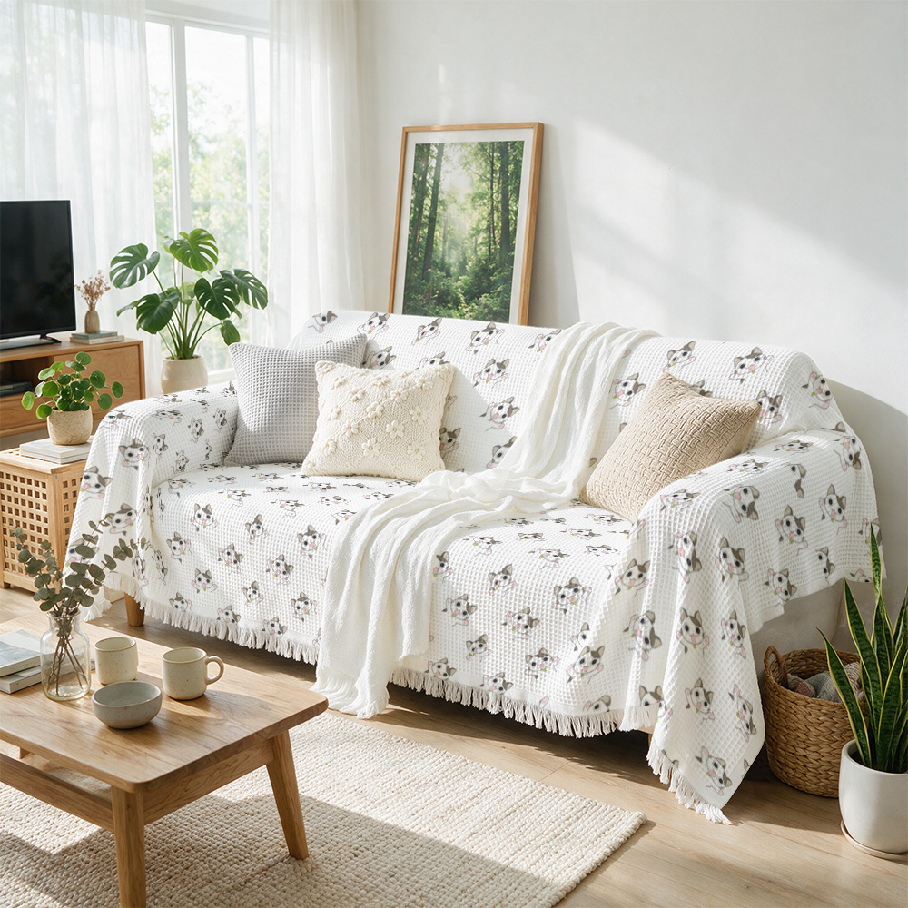 Manta Decorativa Aconchegante  - Neutral Throw Blanket avaliação e preço