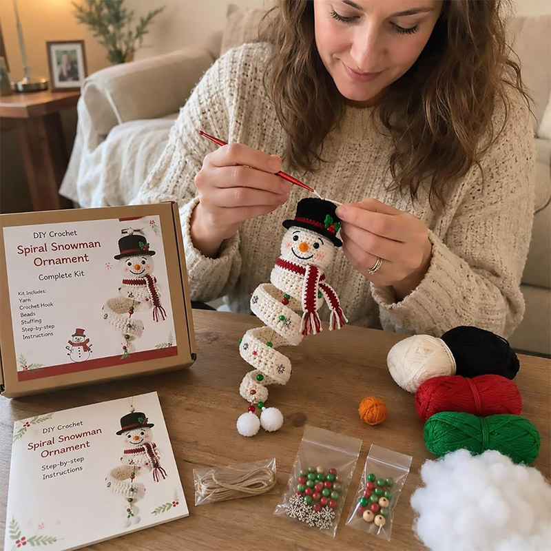 Kit DIY de Ornamento Espiral d - Yarn Home Decor avaliação e preço