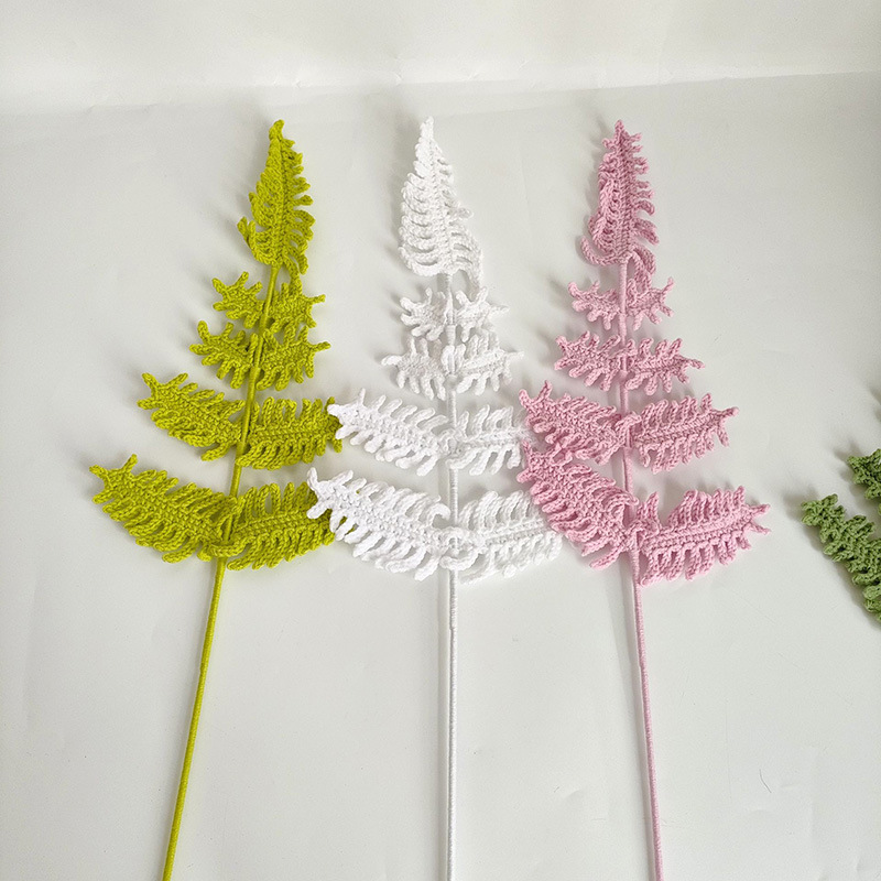 Buquê de flores com folhas de  - Yarn Home Decor avaliação e preço