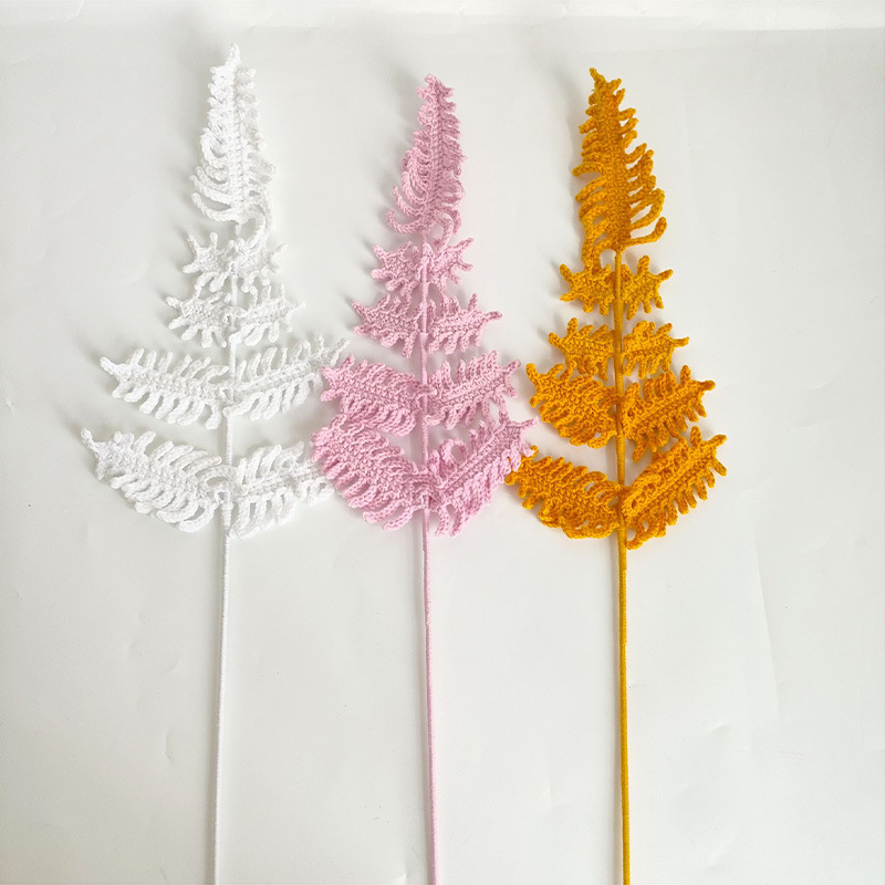 Buquê de flores com folhas de  - Yarn Home Decor avaliação e preço