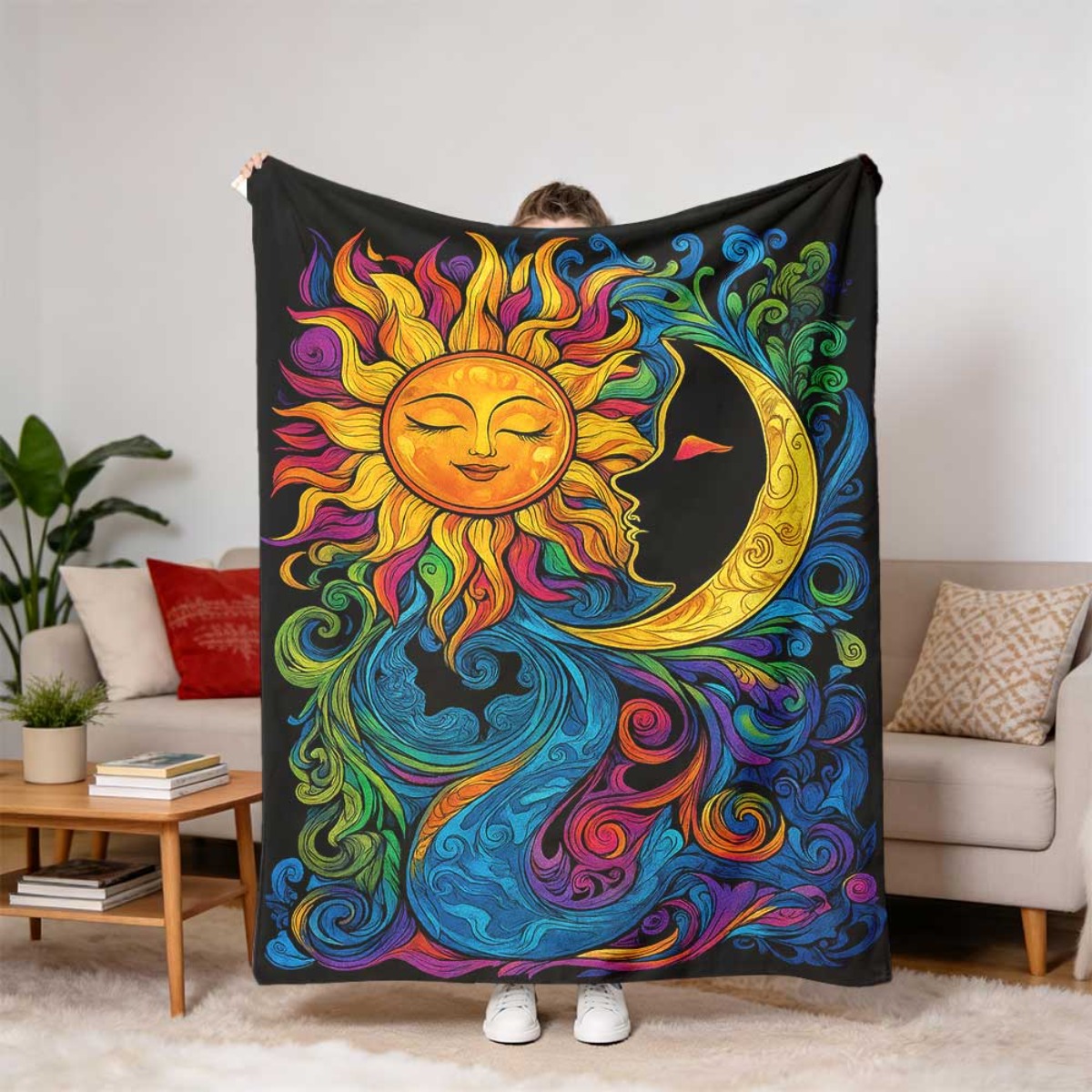 Manta Decorativa com Estampa R - Neutral Throw Blanket avaliação e preço