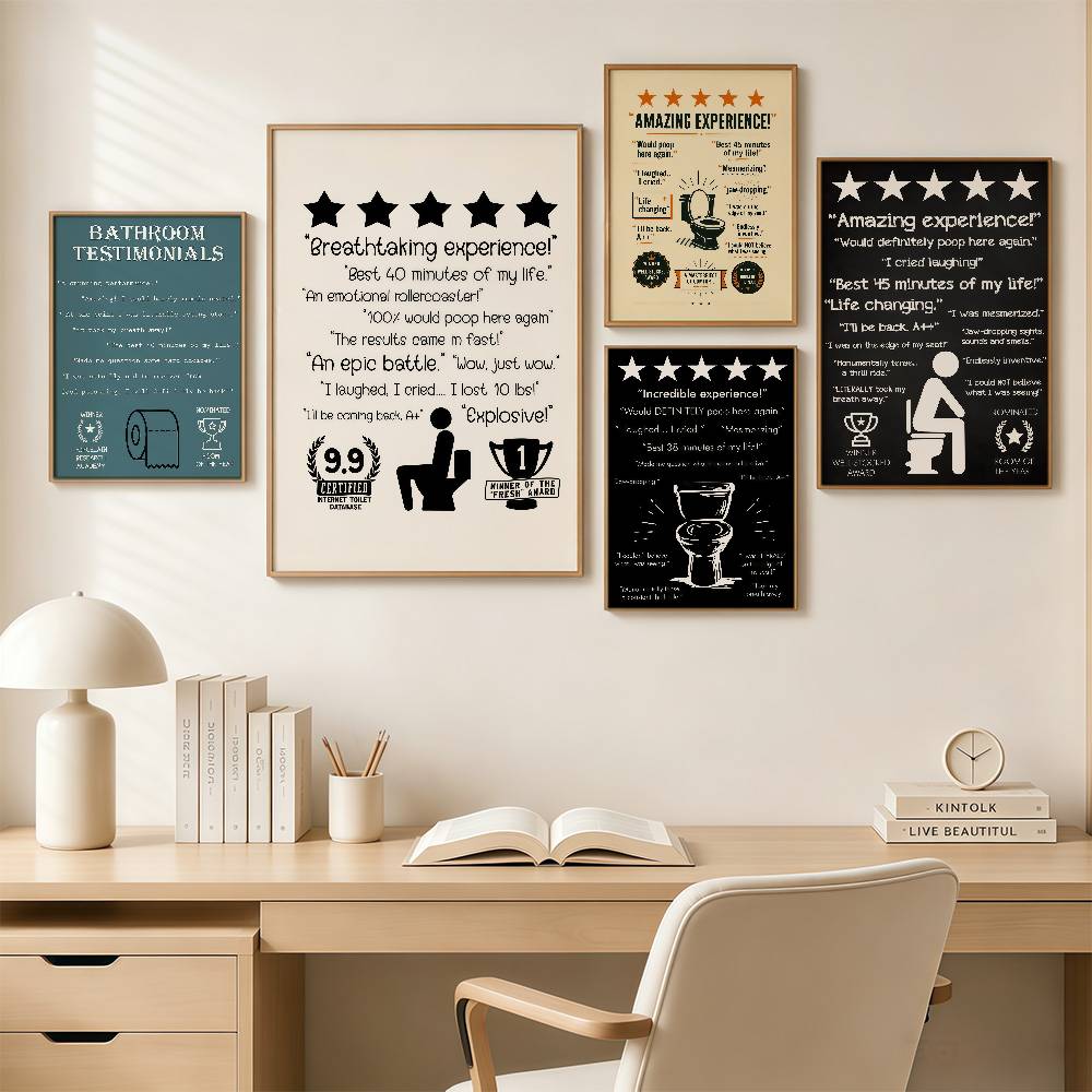 Pôster de Arte de Parede com T - Review Home Decor avaliação e preço