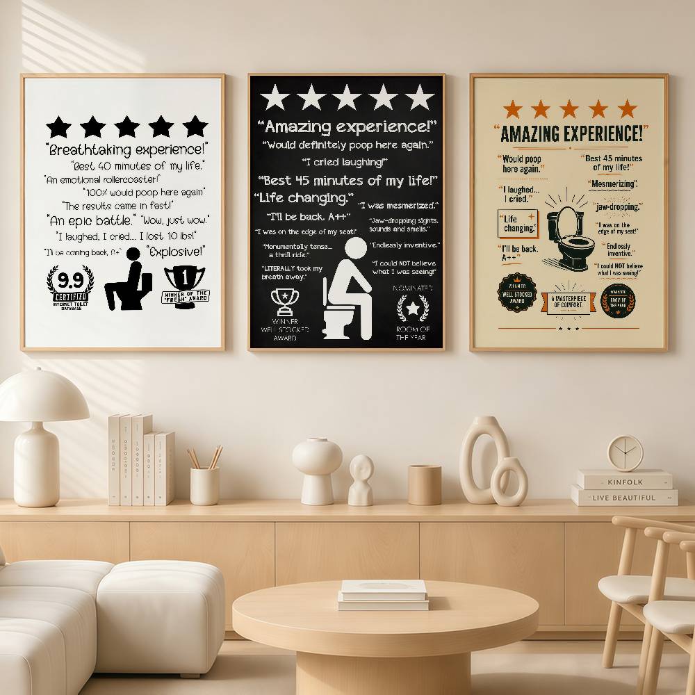 Pôster de Arte de Parede com T - Review Home Decor avaliação e preço