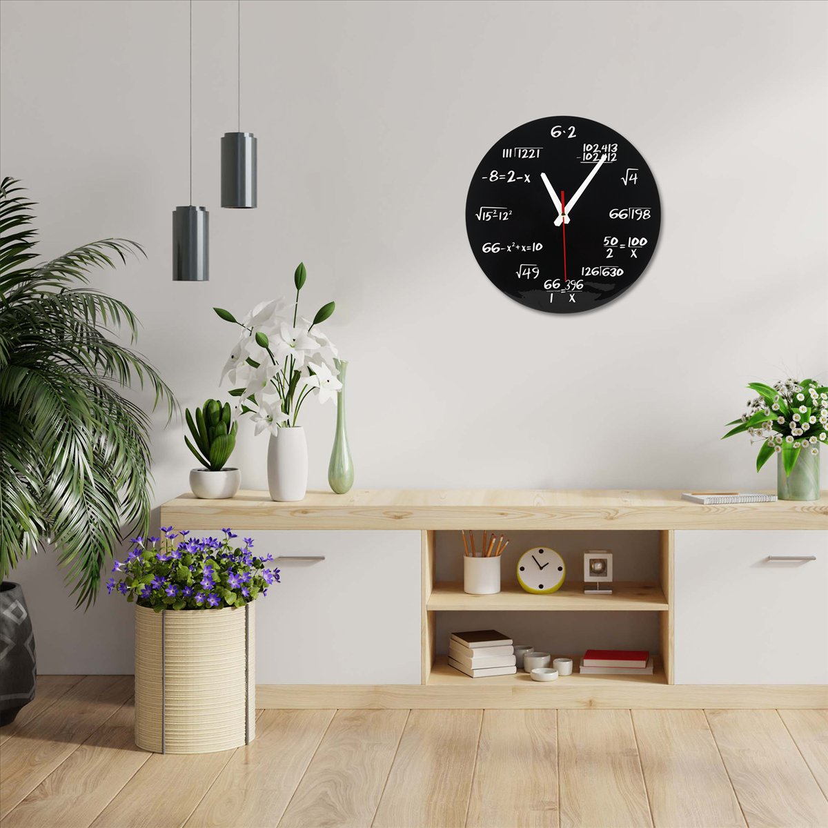 Relógio de Parede Matemático c - Home Decor Quiz Free avaliação e preço