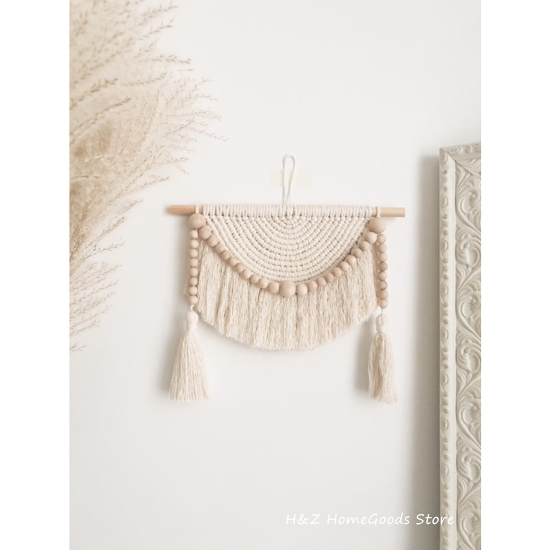 Macrame tapeçaria de suspensão - Yarn Home Decor avaliação e preço