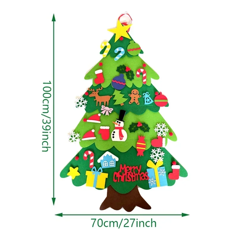 Crianças diy feltro conjunto d - Home Xmas Decor Ideas avaliação e preço