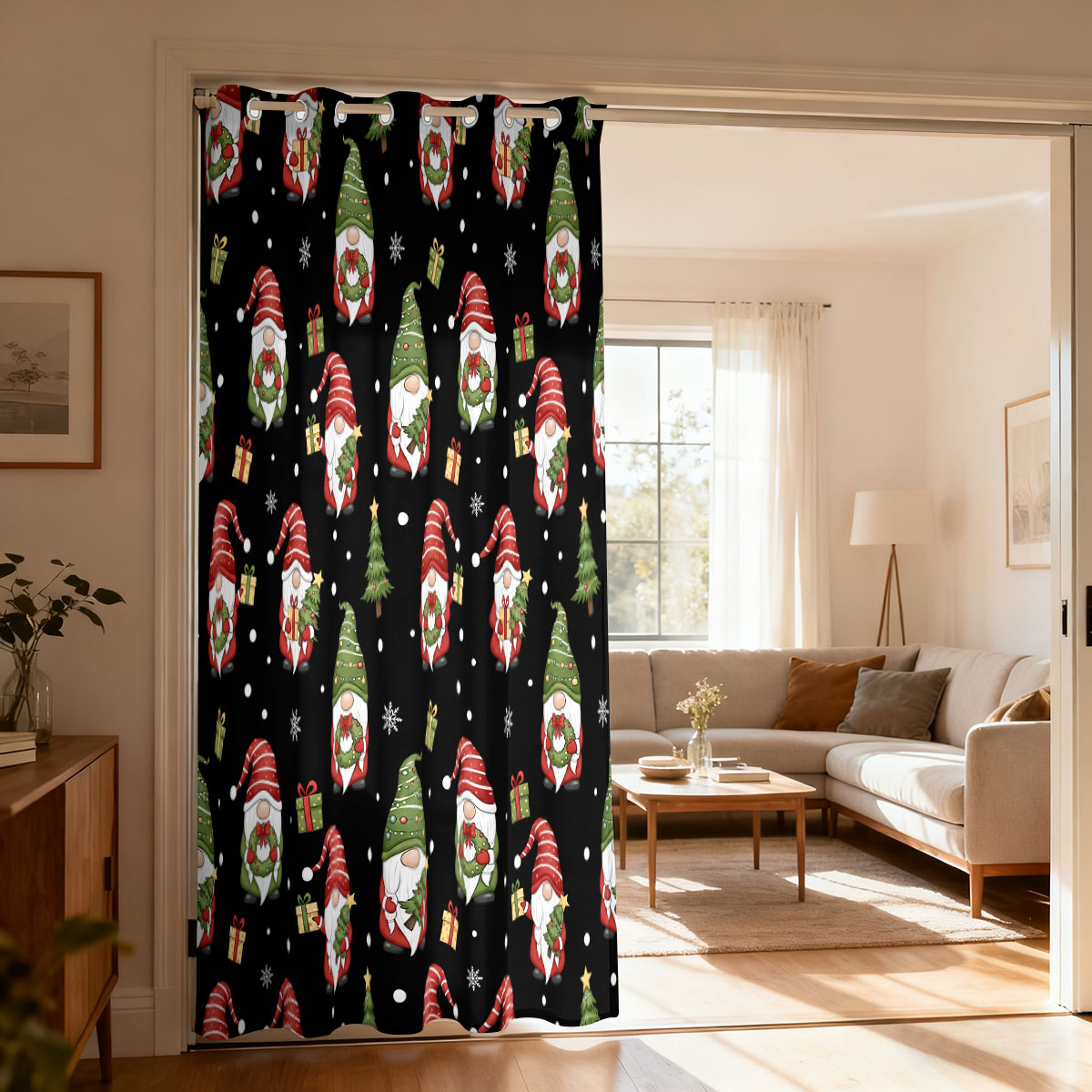 Cortina de Laço Único com Esta - Home Decor Xmas Gifts avaliação e preço
